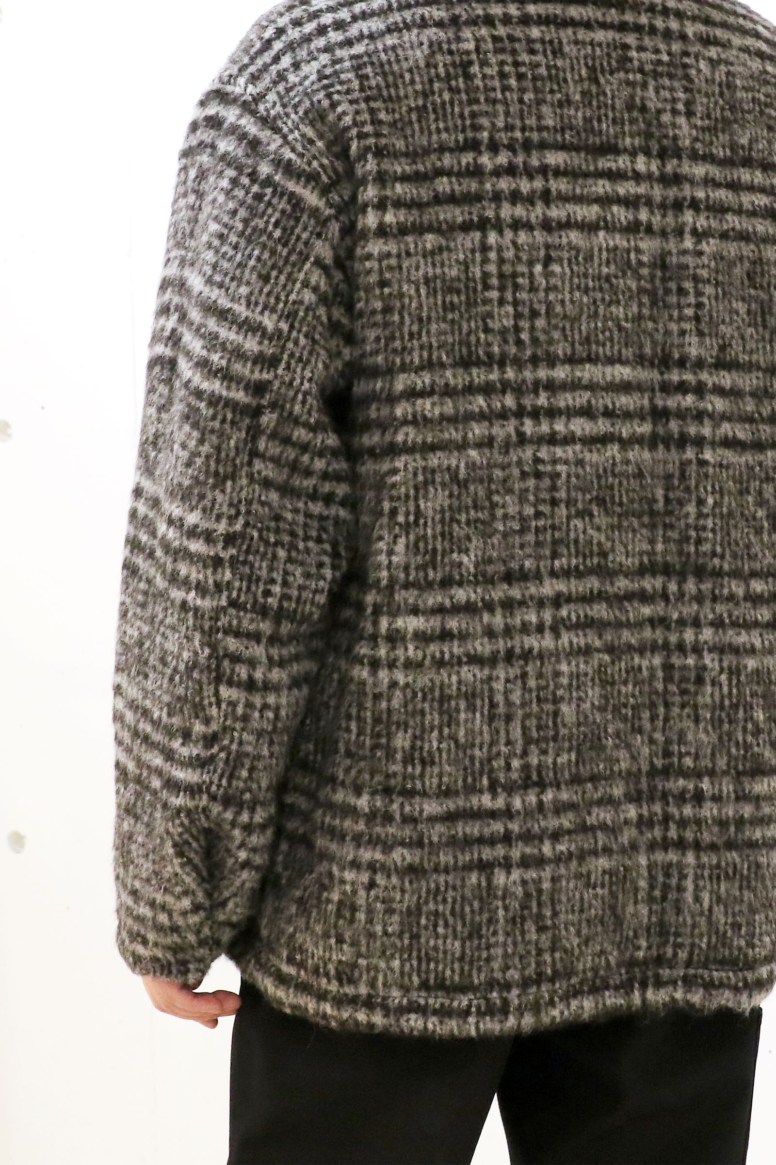 MARKAWARE】ALPACA SHAGGY PLAID LOGGER JACKET & WALK ABOUT