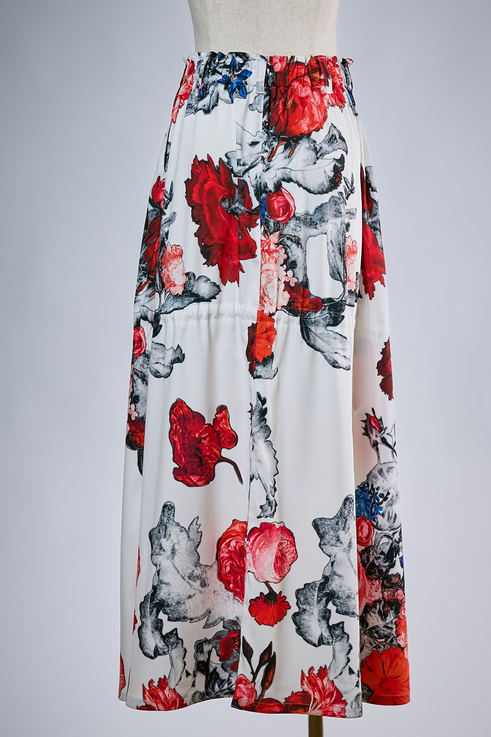 THE ONENESS-FLORA Shirring Skirt / ザワンネス フローラ シャーリング スカート