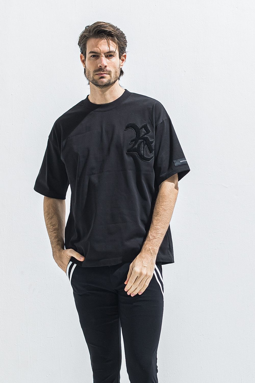 RC OVER TEE / RCロゴ サガラ刺繍ワッペン オーバー Tシャツ