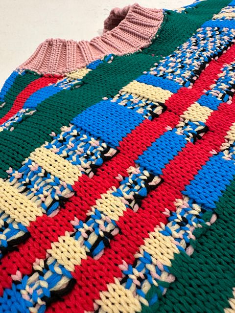 N.HOOLYWOODの新作リバーシブルニット、N.HOOLYWOOD COMPILE CREWNECK KNIT