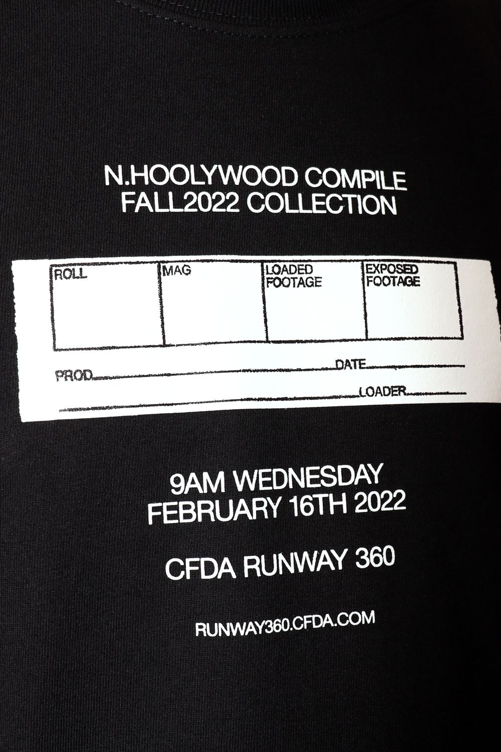 N.HOOLYWOOD COMPILE T-SHIRT / エヌハリウッド コンパイル Tシャツ