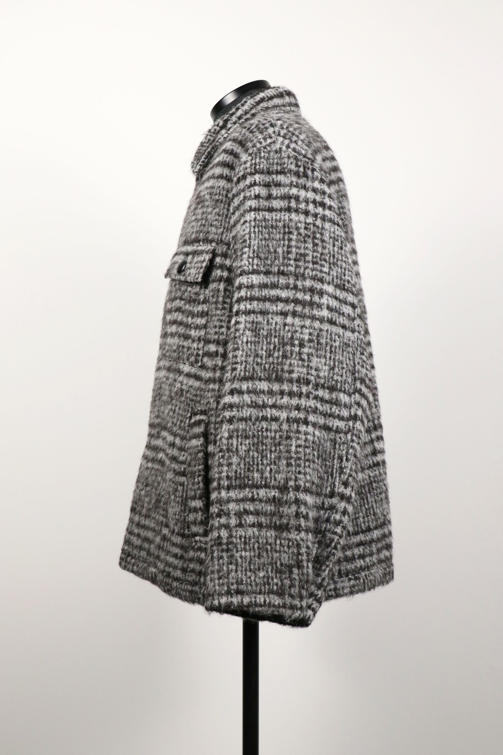 ALPACA SHAGGY PLAID LOGGER JACKET / アルパカシャギープレイド ロガージャケット