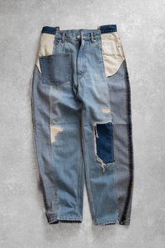 CENTER SEAM LOOSE FIT / センターシーム ルーズ フィット リメイク デニム