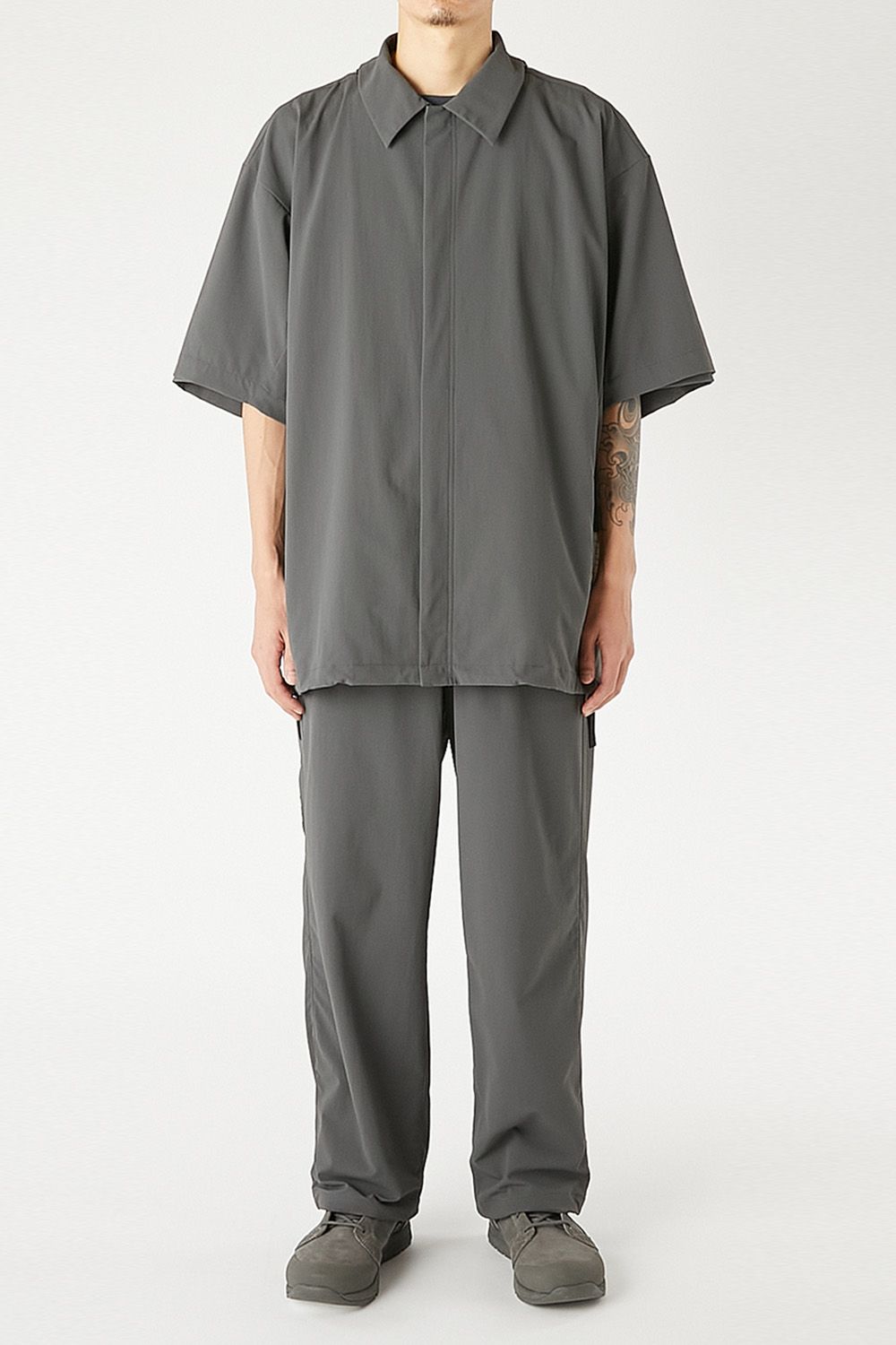 N.HOOLYWOOD TEST PRODUCT EXCHANGE SERVICE DRAWSTRING SHIRT / エヌハリウッド テストプロダクトエクスチェンジサービス ドローストリング シャツ