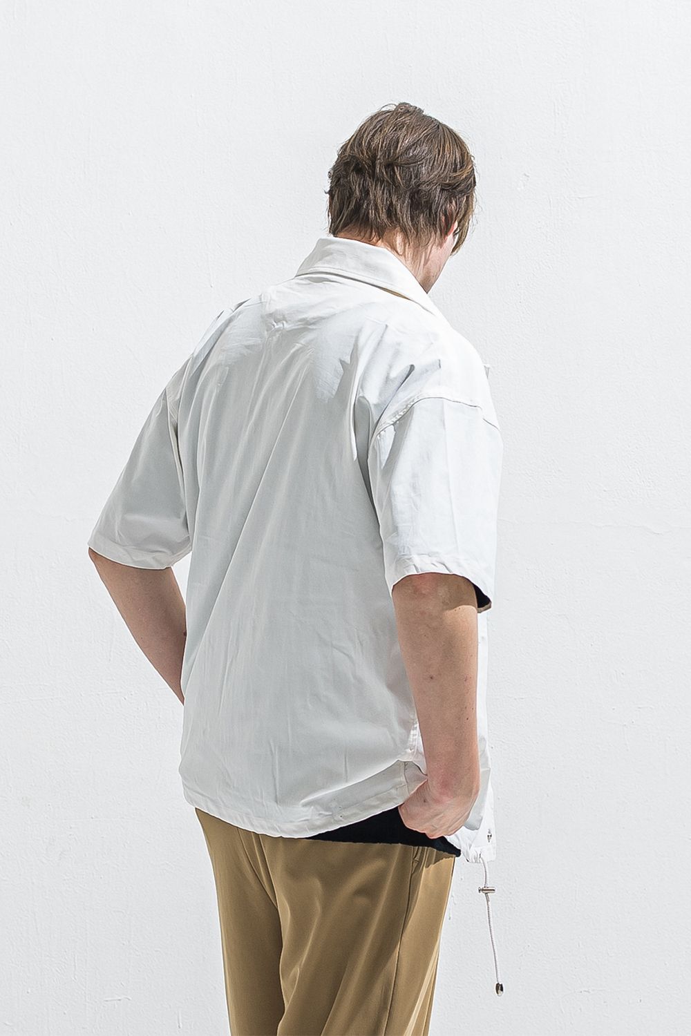 NYLON HALF COACH JACKET / ナイロン ハーフスリーブ コーチジャケット