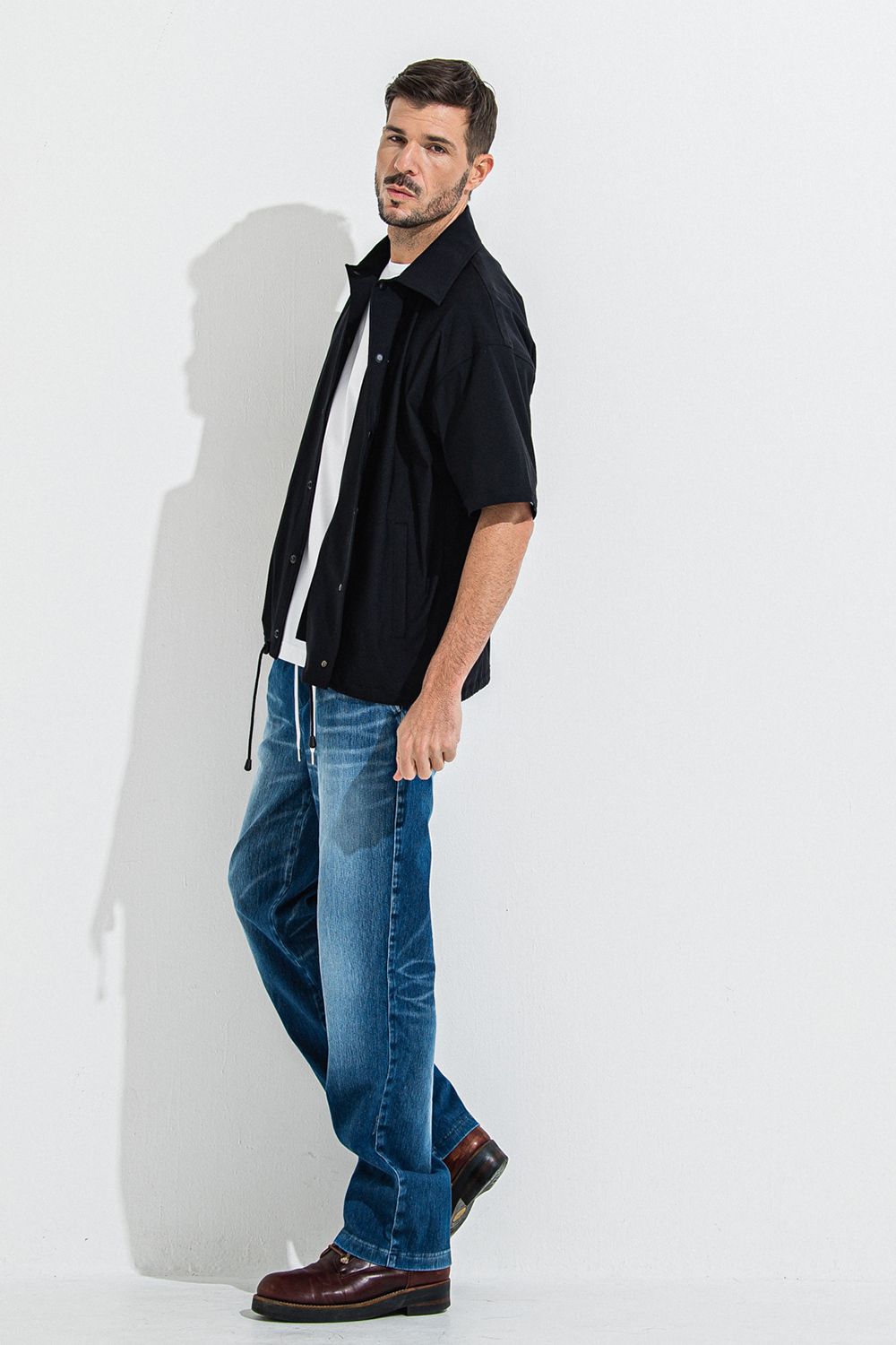 NYLON HALF COACH JACKET / ナイロン ハーフ コーチジャケット