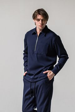 PULLOVER SATIN SHIRT / プルオーバー サテン シャツ