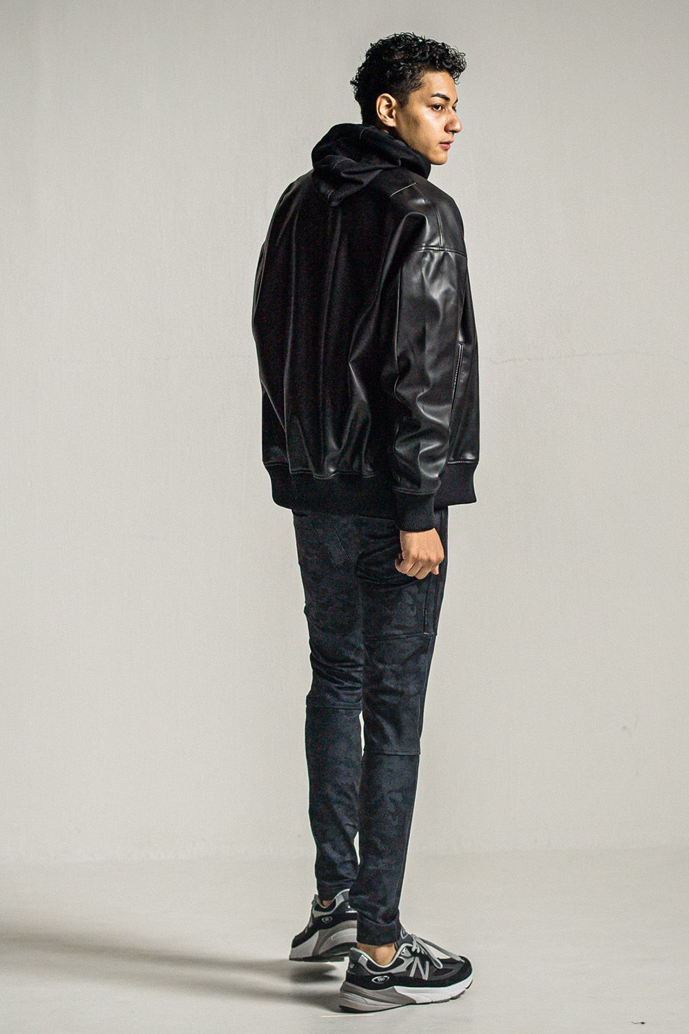 LEATHER VARSITY JACKET / レザー バーシティ ジャケット