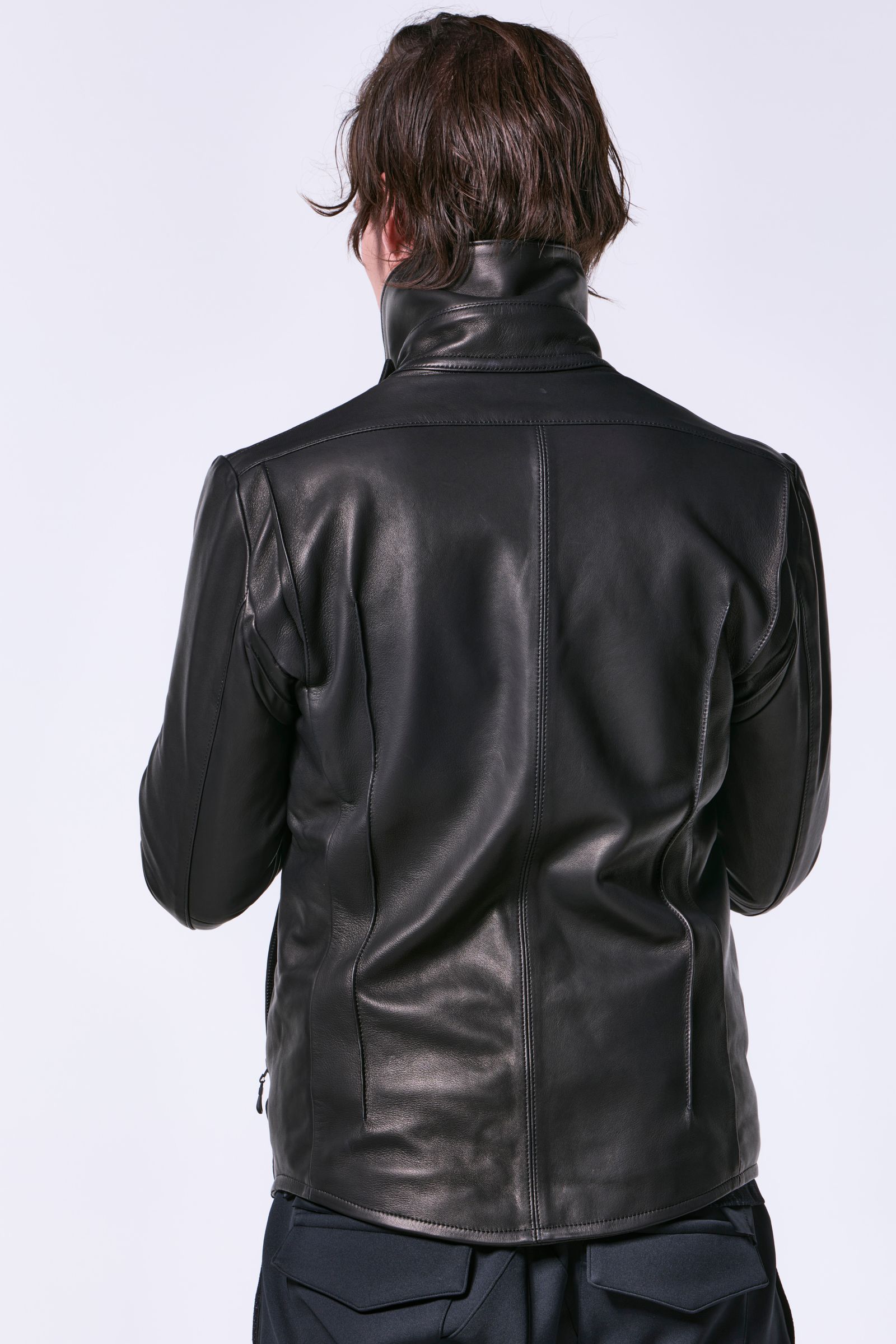 kiryuyrik - Sheep Leather Riders Jacket / シープレザー ライダースジャケット | laid-back