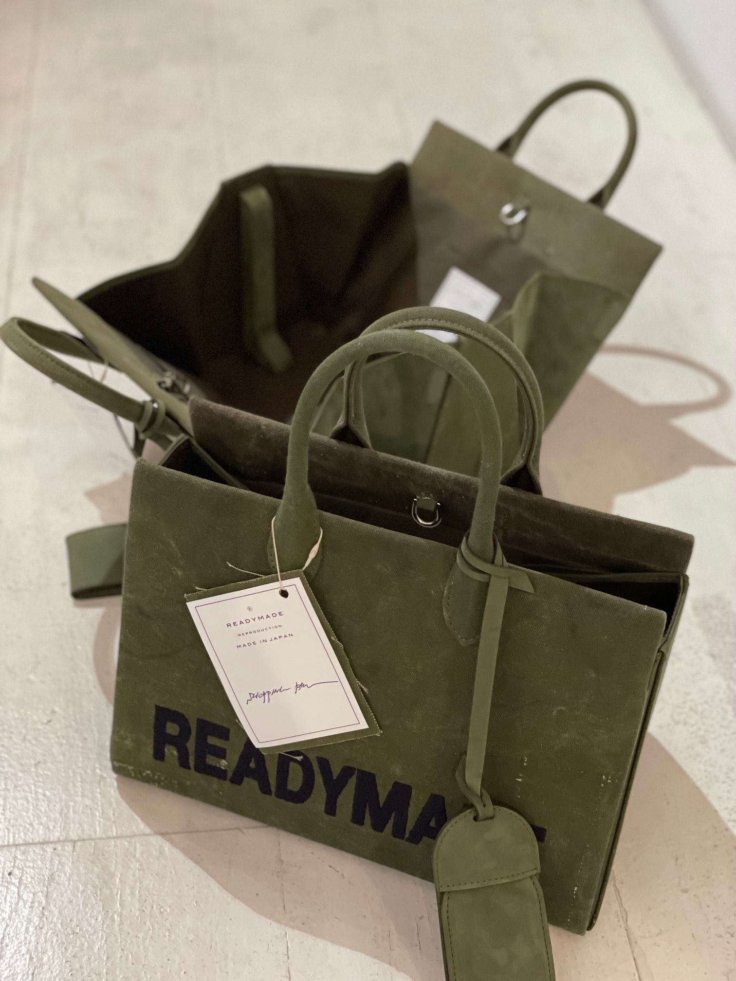 READYMADE - SHOPPING BAG 35(LOGO) / ショッピング バッグ 35 | laid-back