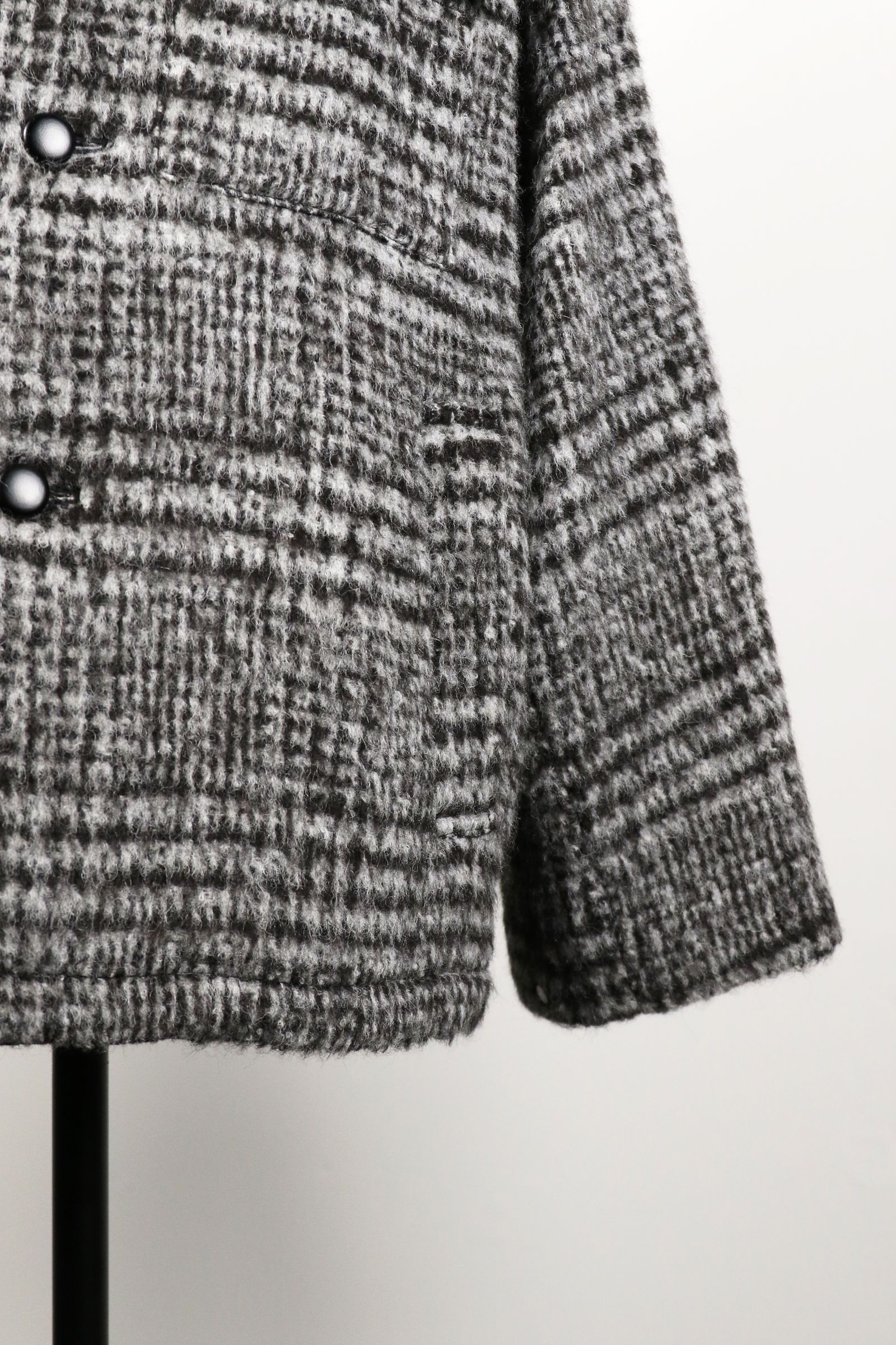 ALPACA SHAGGY PLAID LOGGER JACKET / アルパカシャギープレイド ロガージャケット