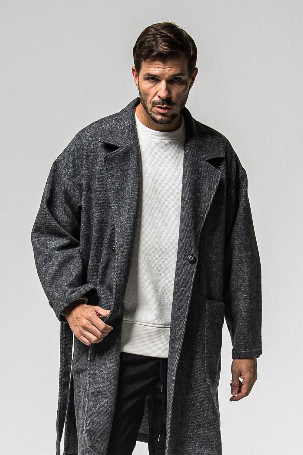 GOWN OVER COAT / オーバーサイズ ガウン コート