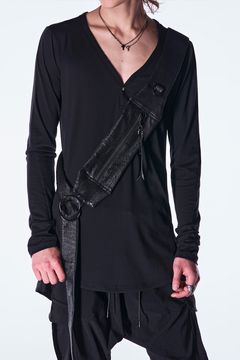 Cross Dot Fleece Body Bag / クロス ドット フリース ボディ バッグ