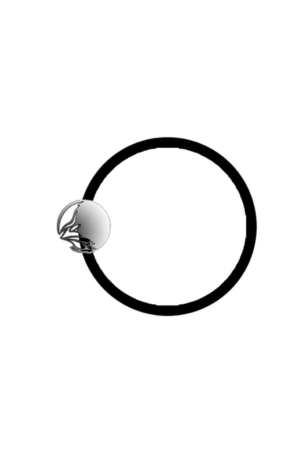 Silver925 18mm Conch Hair Gomme