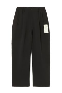 N.HOOLYWOOD TEST PRODUCT EXCHANGE SERVICE DOUBLE TUCK TROUSERS / エヌハリウッド テストプロダクトエクスチェンジサービス ダブルタック トラウザーズ
