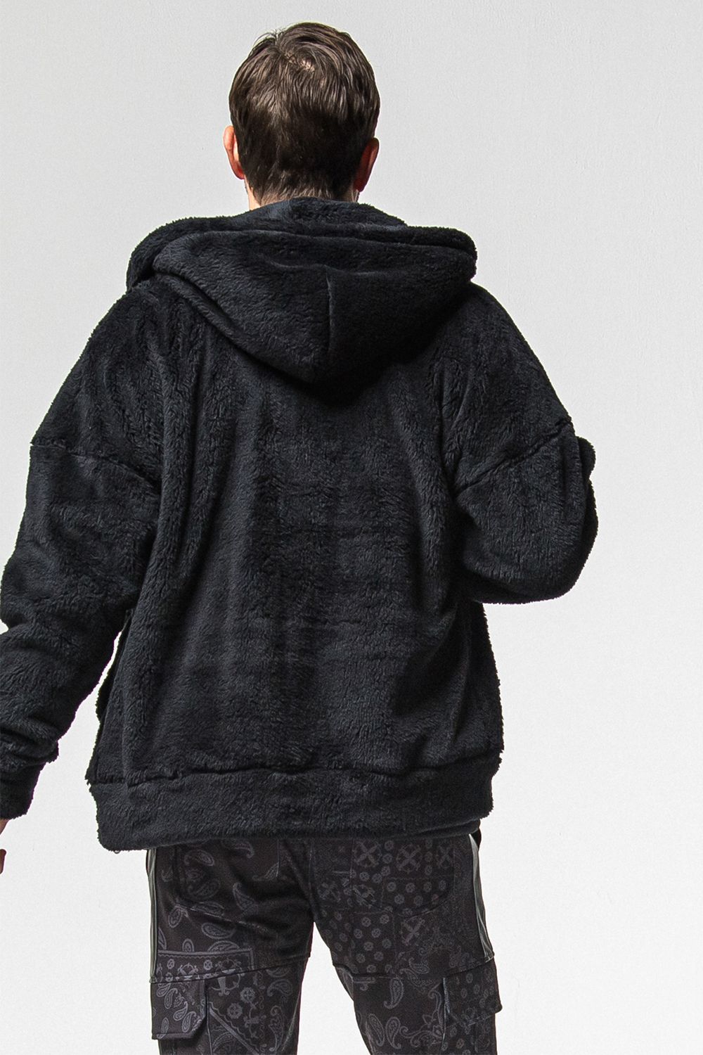 BOA ZIP LOOSE HOODIE / ボア ジップ ルーズ フーディ