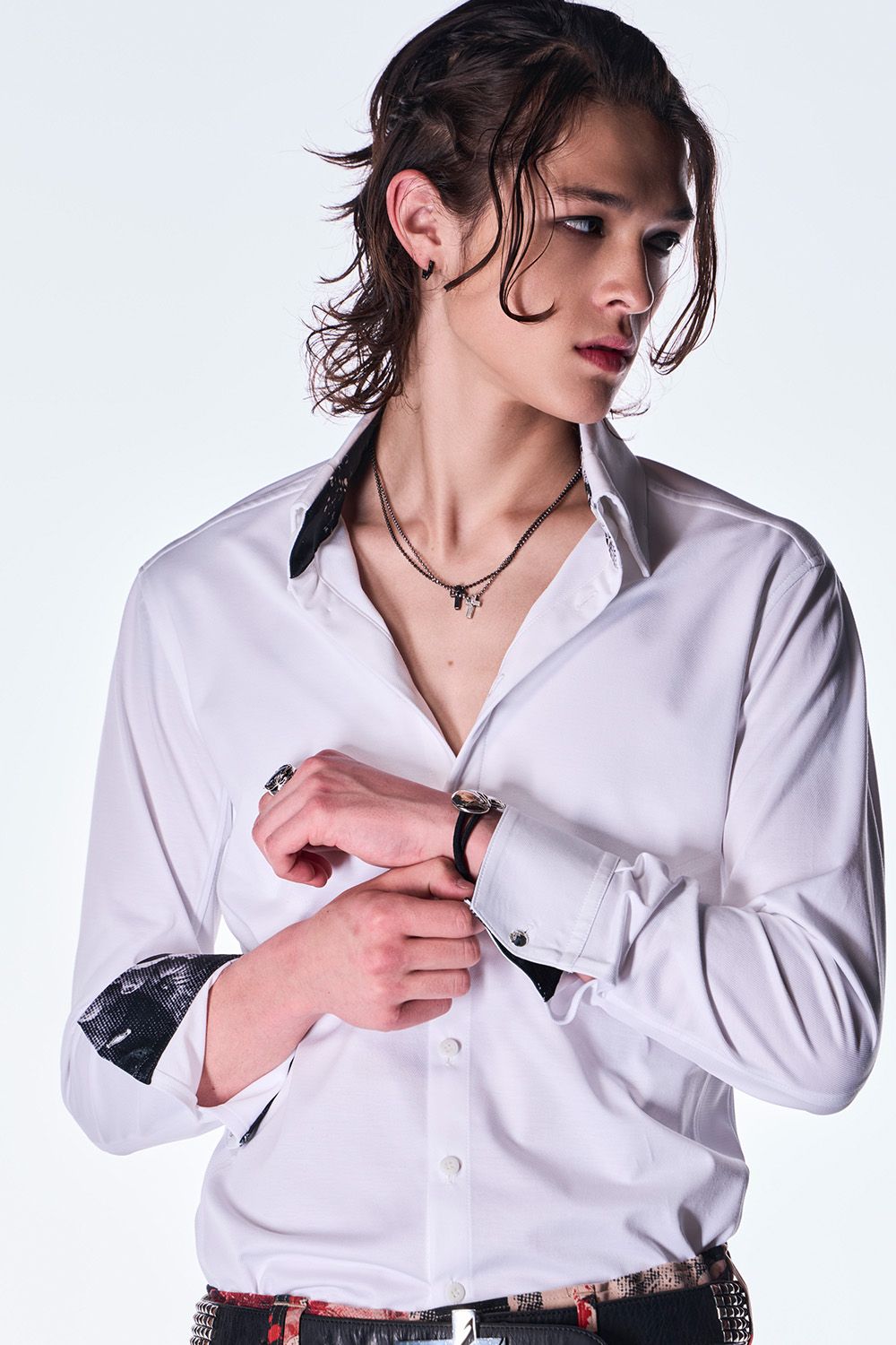 Fancy Twill Cuffs Button Shirt / ファンシーツイル カフス ボタン シャツ