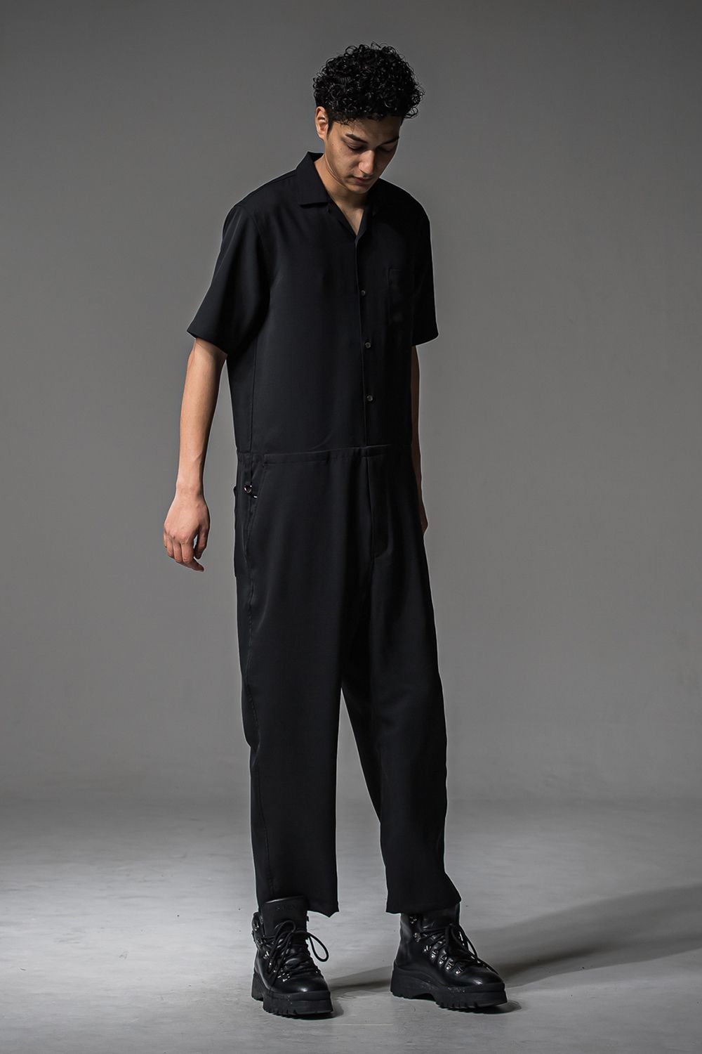 rage twill half all in one / 半袖シャツオールインワン