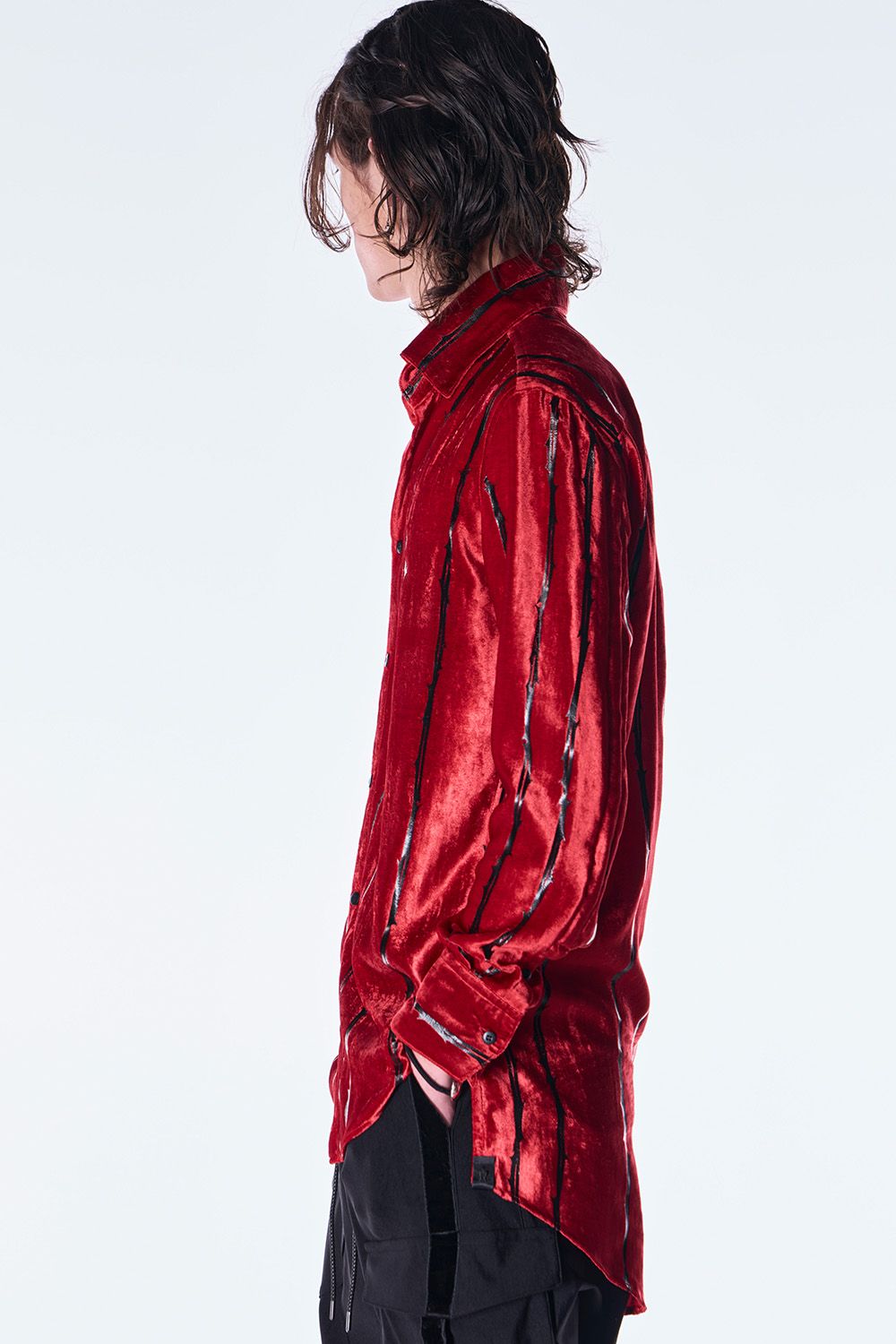 TOGE Velvet Shirt / トゲ ベルベット シャツ