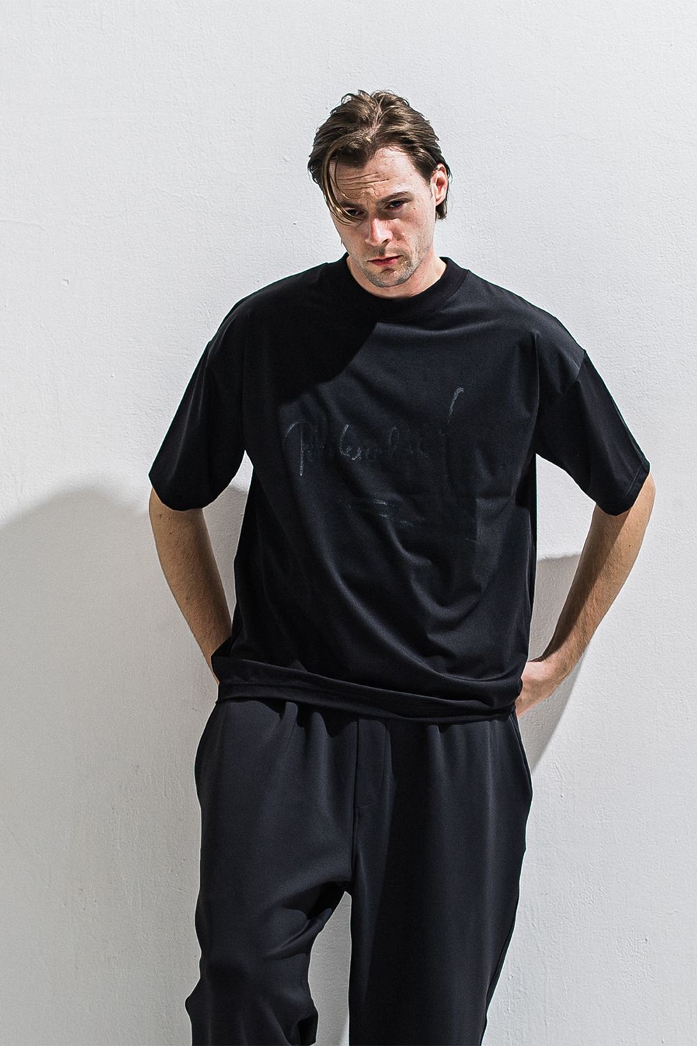 PB sign overnylon T / ナイロン オーバーサイズTシャツ