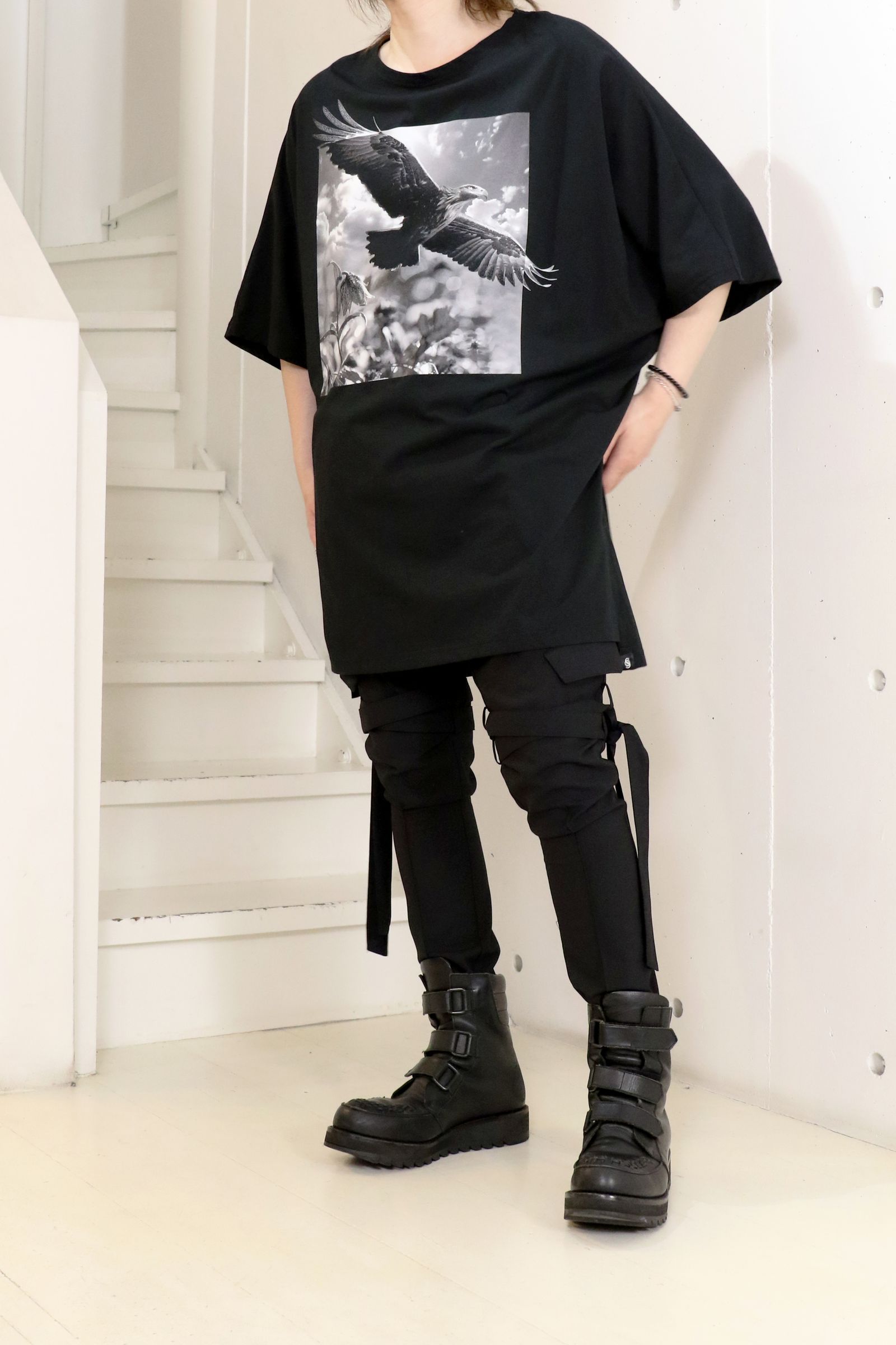 Boat Neck Dolman T-Shirt / ボートネック ドルマンスリーブ Tシャツ