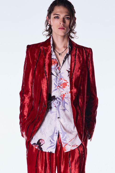 TOGE Velvet Peaked Jacket / トゲ ベルベット ピークド ジャケット