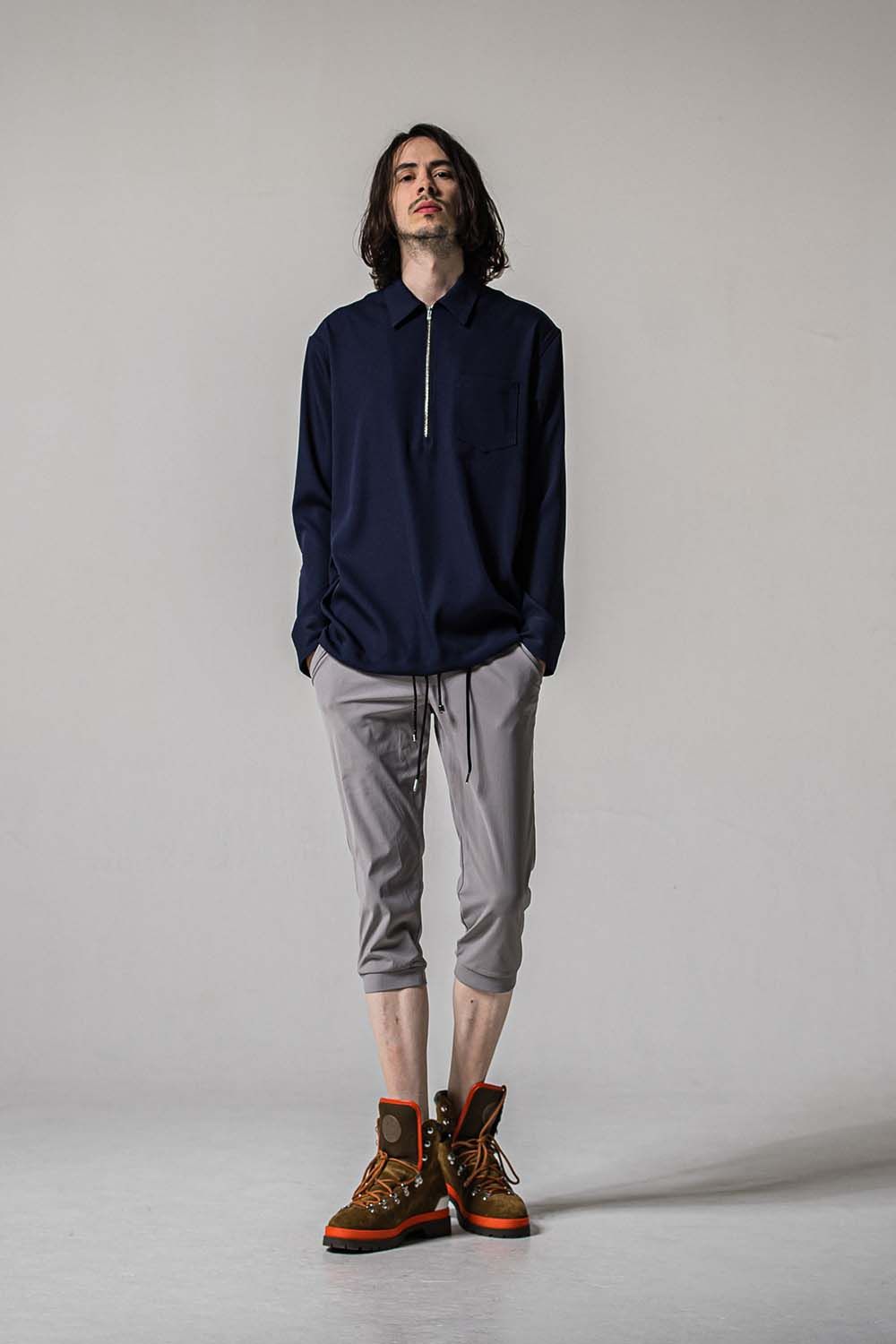 RE CROPPED PT / ナイロン イージー クロップドパンツ