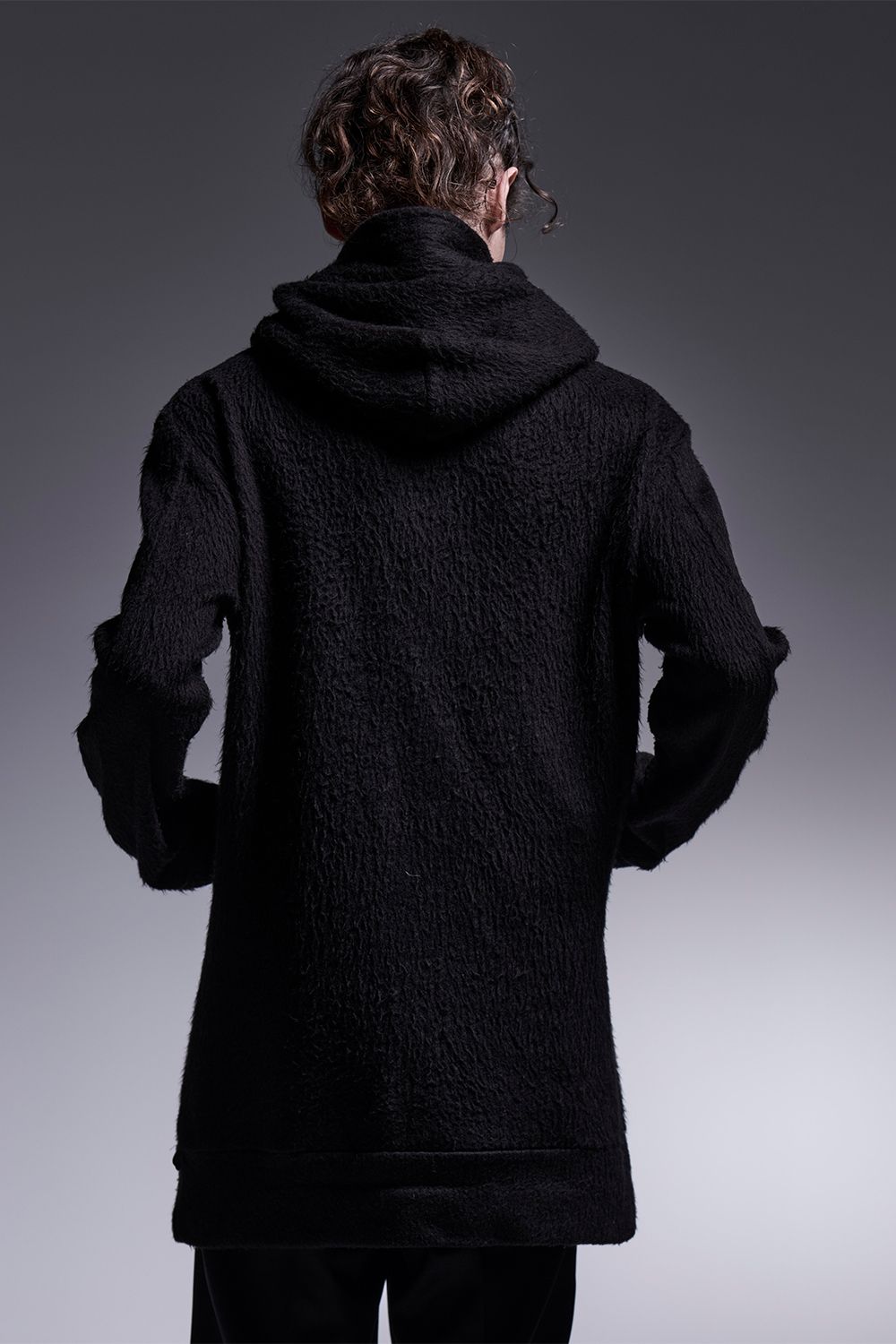 Shaggy Jersey Loose Hoodie / シャギージャージー ルーズフーディー