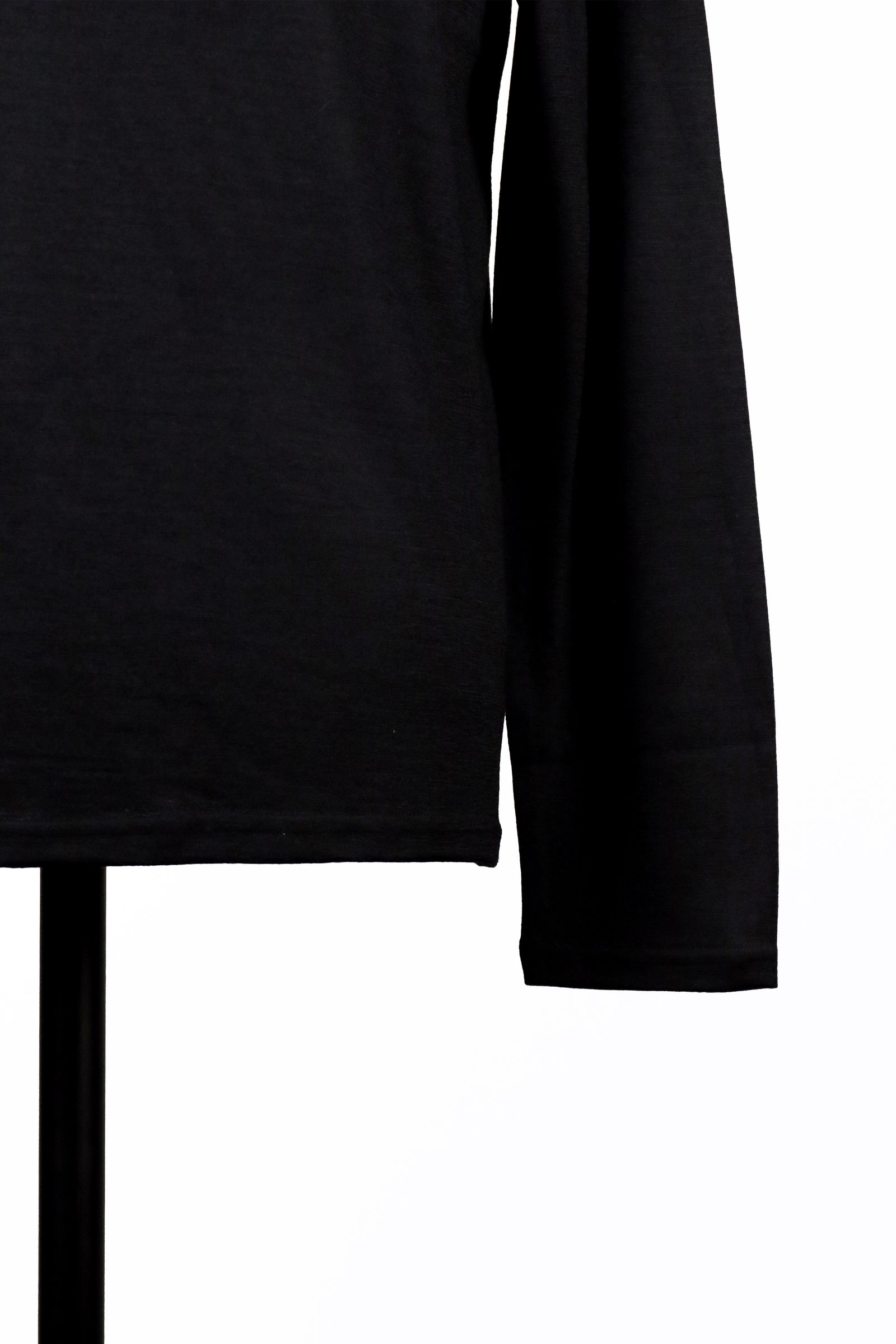 WASHABLE WOOL HIGH NECK SHIRT / ウォッシャブル ウール ハイネック シャツ