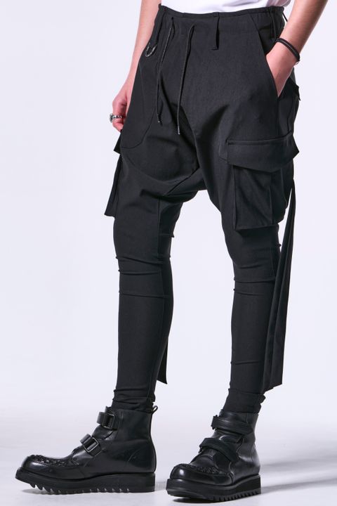 High Tension Jersey Sarrouel Cargo / ハイテンションジャージ サルエルカーゴパンツ（プリント無し）