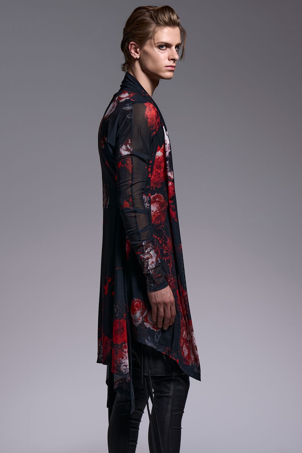 Flora Mesh Dolman Sleeve Cardigan / フローラメッシュ ドルマンスリーブ カーディガン