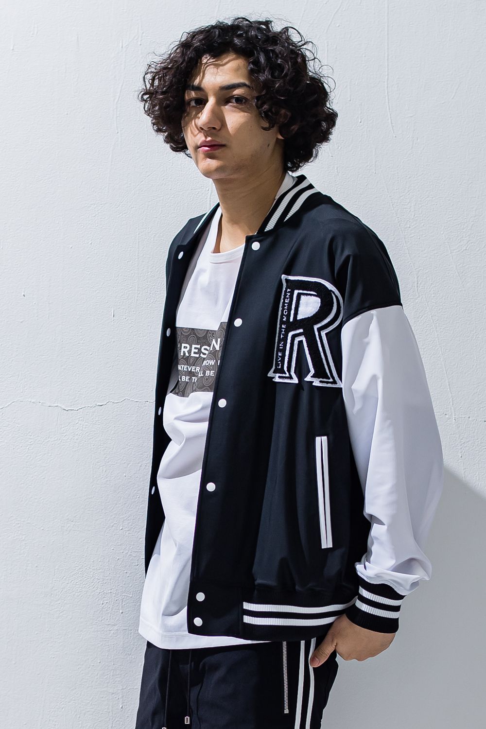 RESOUND CLOTHING - RASH OVER VARSITY JACKET / ラッシュガード