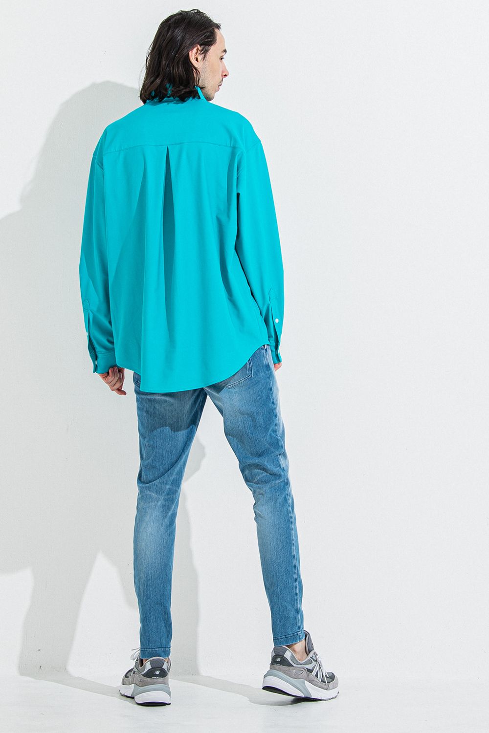 DENIM JERSEY CHRIS EASY TUCK PT / デニム ジャージ クリス イージー タック パンツ