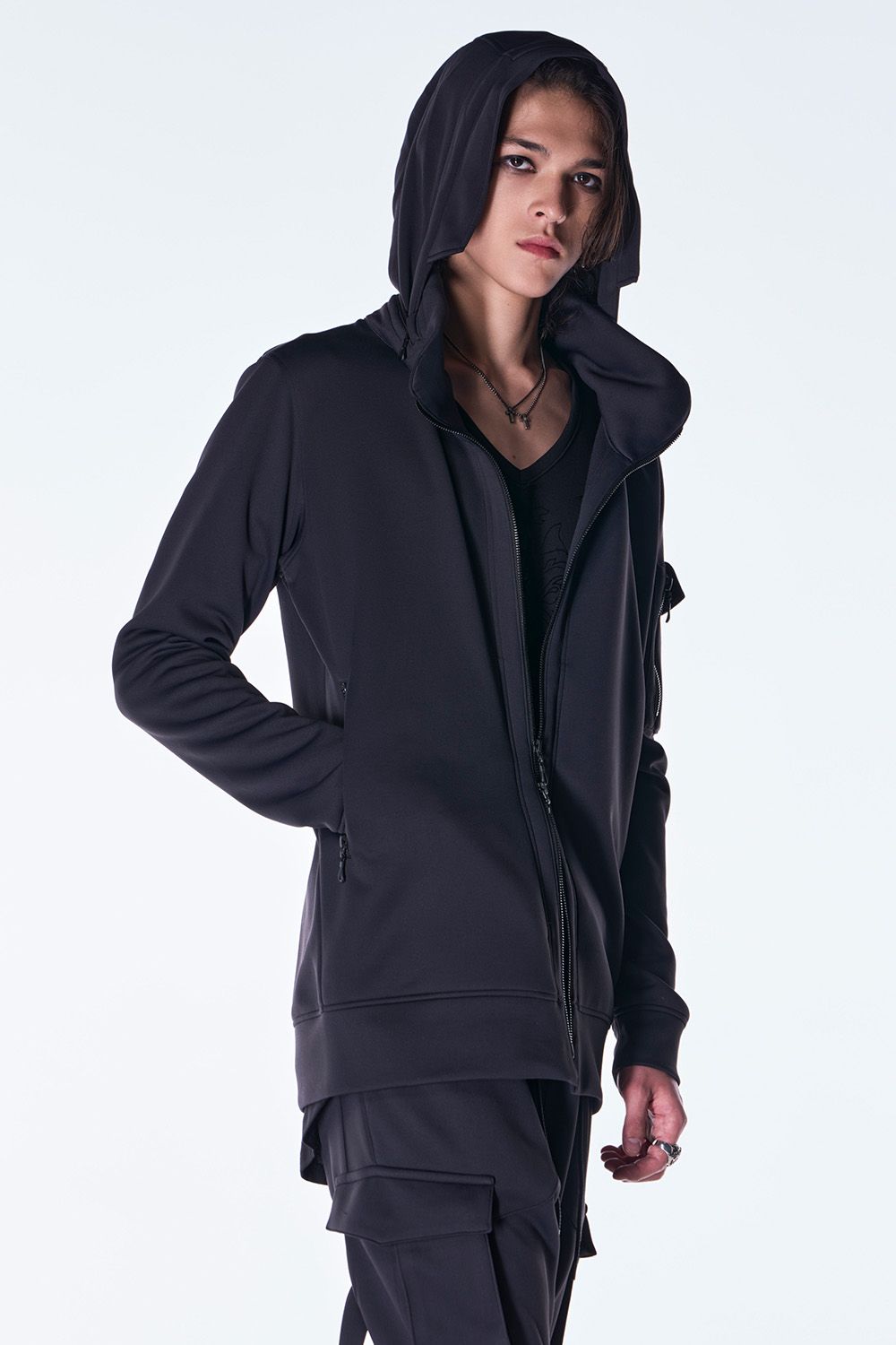 Double Knit Jersey Stand Collar Blouson / ダブル ニット ジャージ スタンドカラー ブルゾン