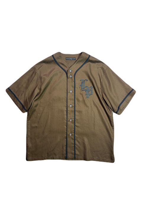 LYO B.B SHIRT/PATCH / リヨセル ベースボール シャツ ショートスリーブ