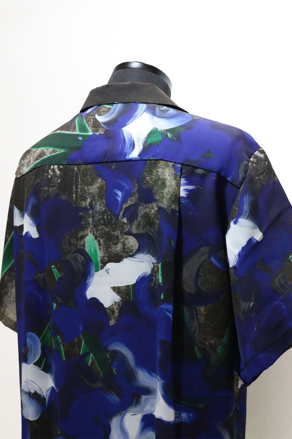 RAINMAKER - OPEN COLLAR S/S SHIRT / 燕子花図 オープンカラー