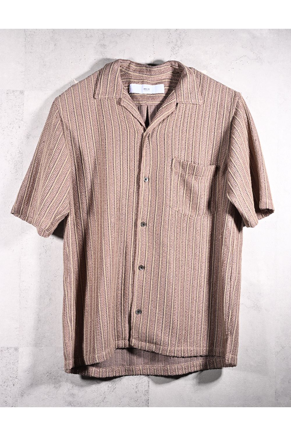 russel shirts / ラッセル織り オープンカラーシャツ