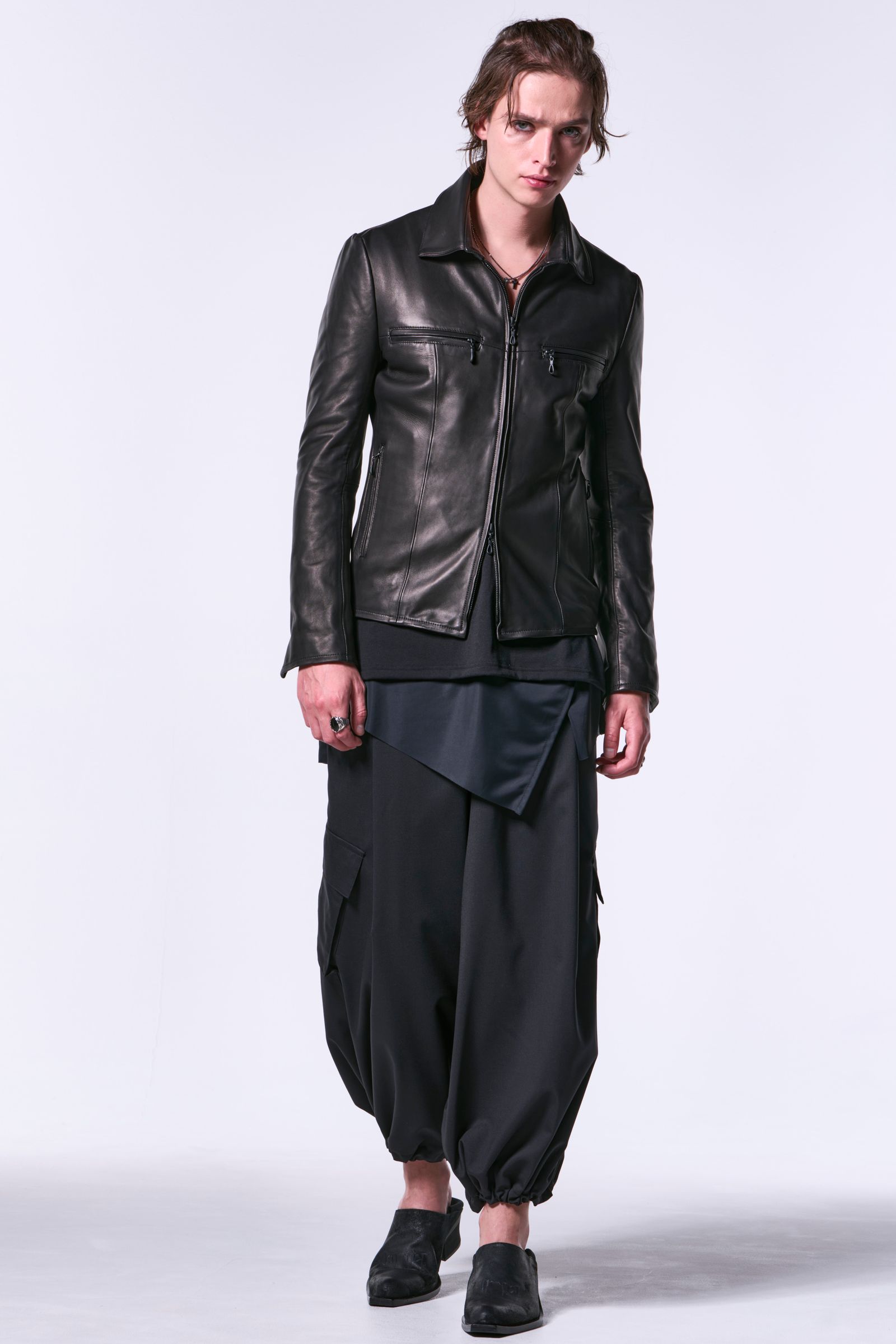 BEA-TENJIKU Slit Hem Layered T-Shirt / ベア天竺 スリットヘムレイヤードTシャツ