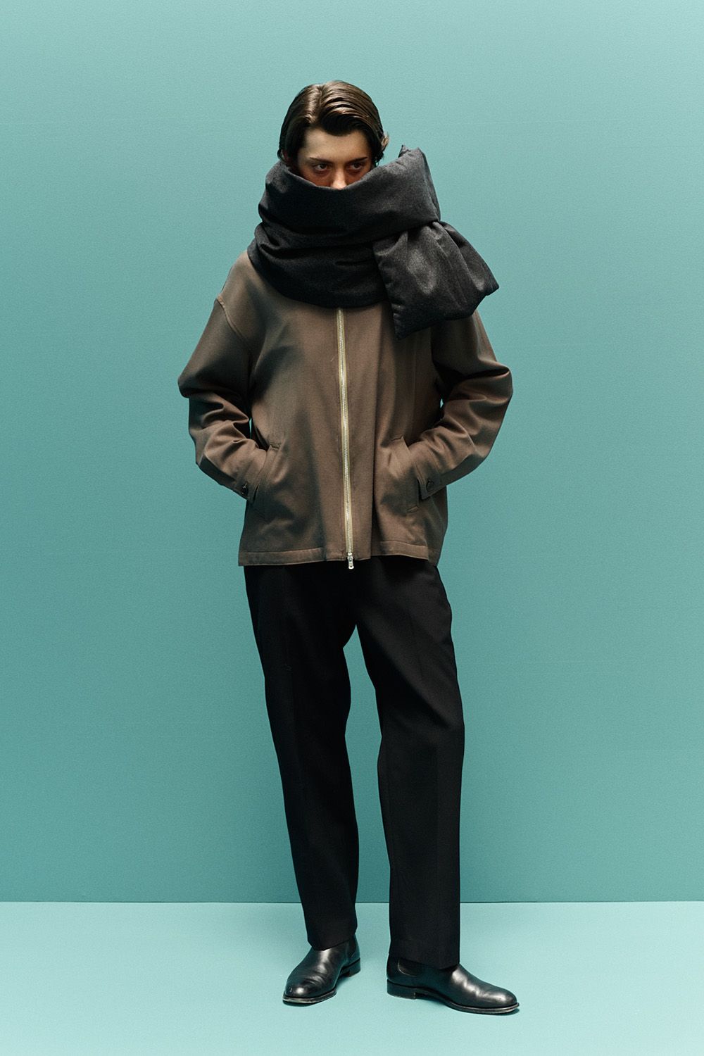 MARKAWARE - CASHMERE DOWN STALL / カシミヤ ダウン ストール