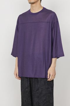 RAMIE KNIT BALL GAMES 3/4 SLEEVE TEE / ラミーニット ボールゲーム 3/4スリーブTシャツ