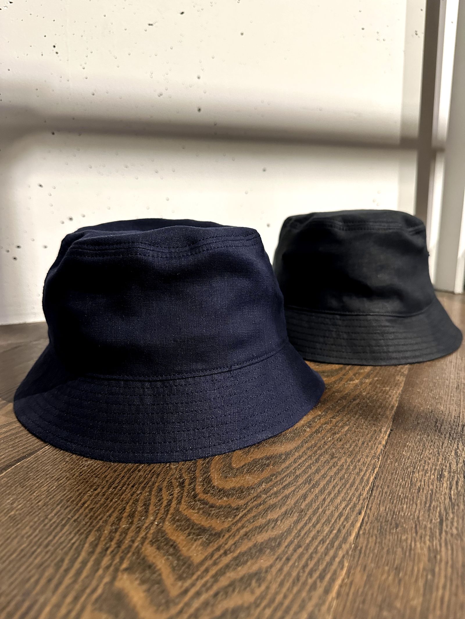 MARKAWARE マーカウェア 24ss ヘンプ バケットハット Black MARKAWARE - HEMP SHIRTING BUCKET HAT / ヘンプ バケットハット