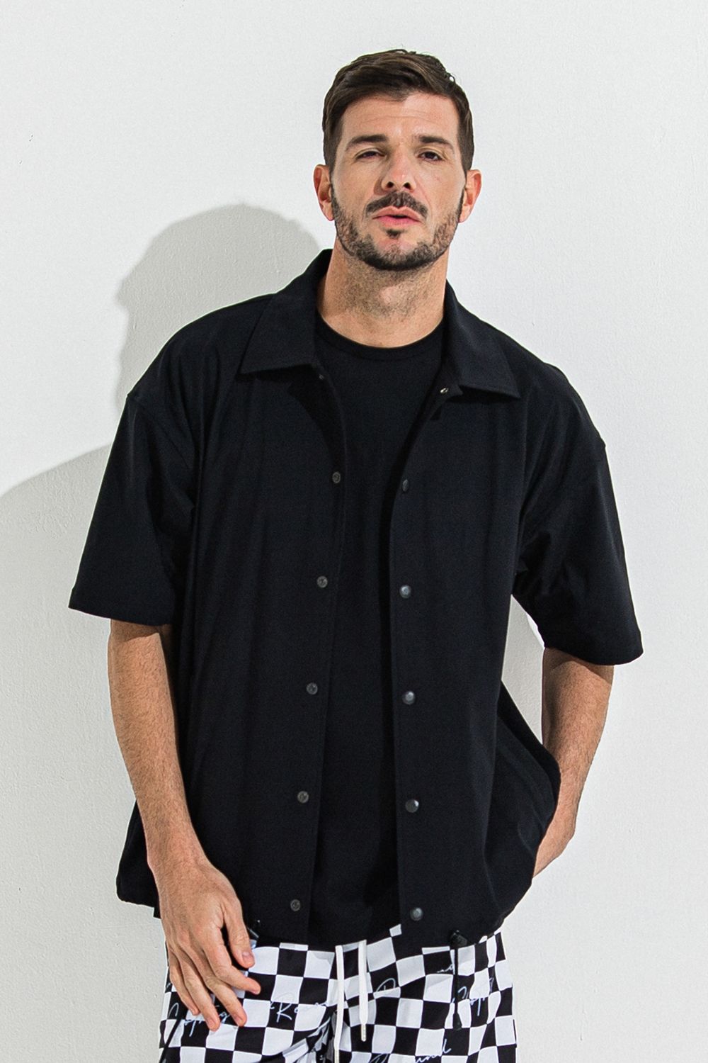 NYLON HALF COACH JACKET / ナイロン ハーフ コーチジャケット