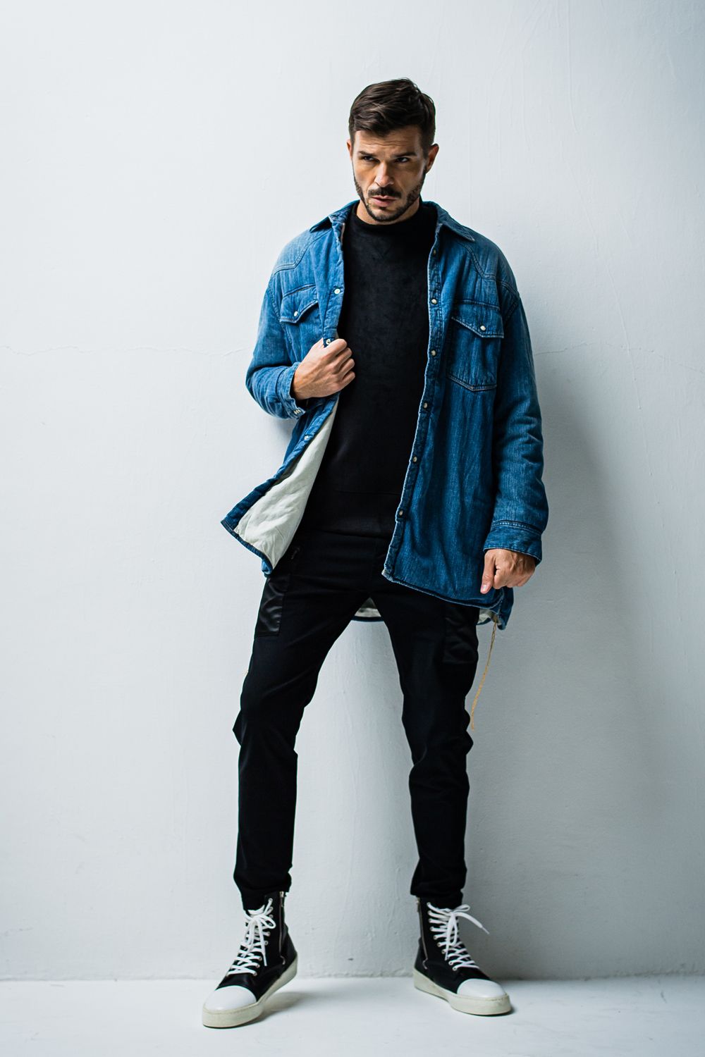 SUEDE JERSEY SOLID TRAINER / スエード ジャージ ソリッド トレーナー