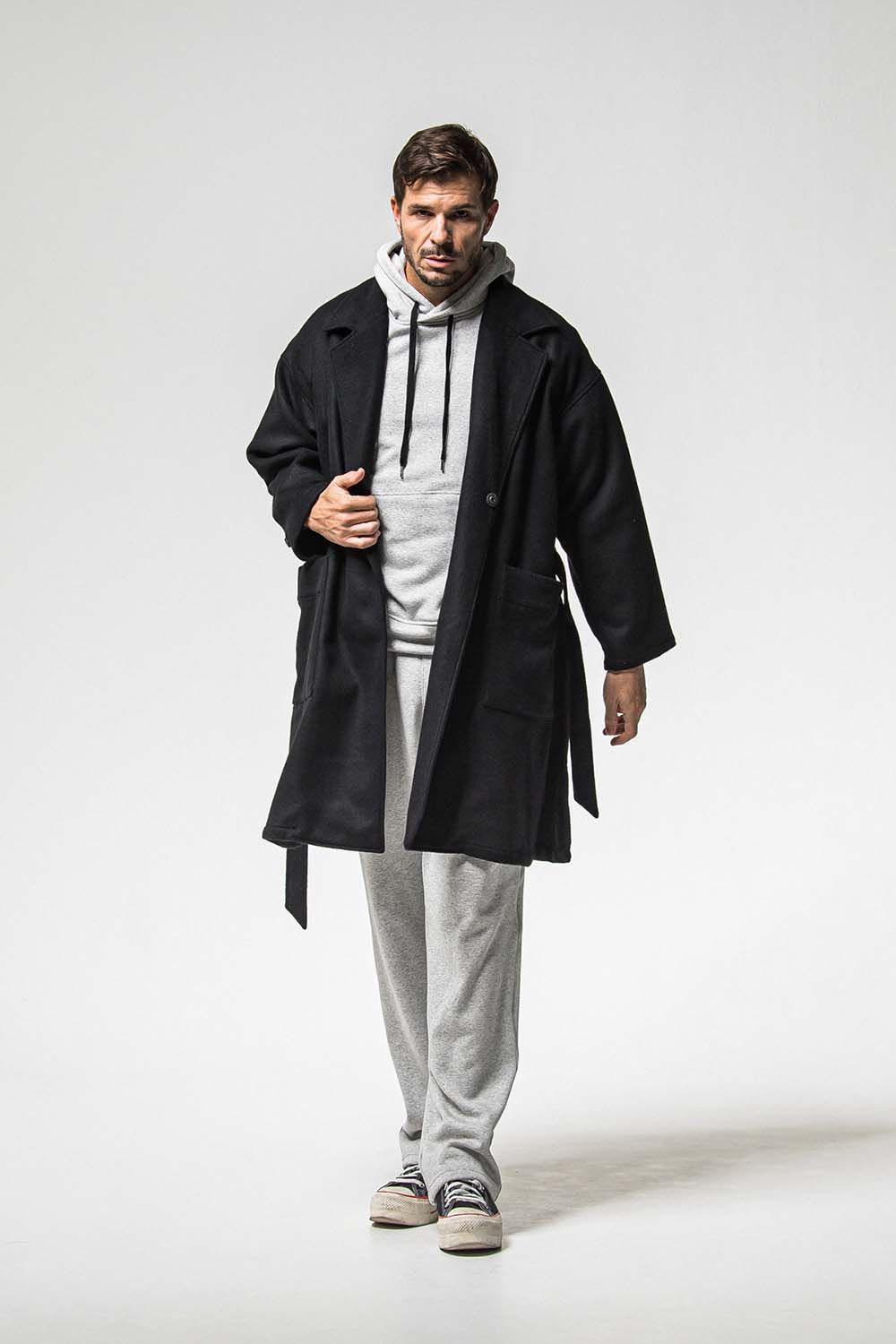GOWN OVER COAT / オーバーサイズ ガウン コート