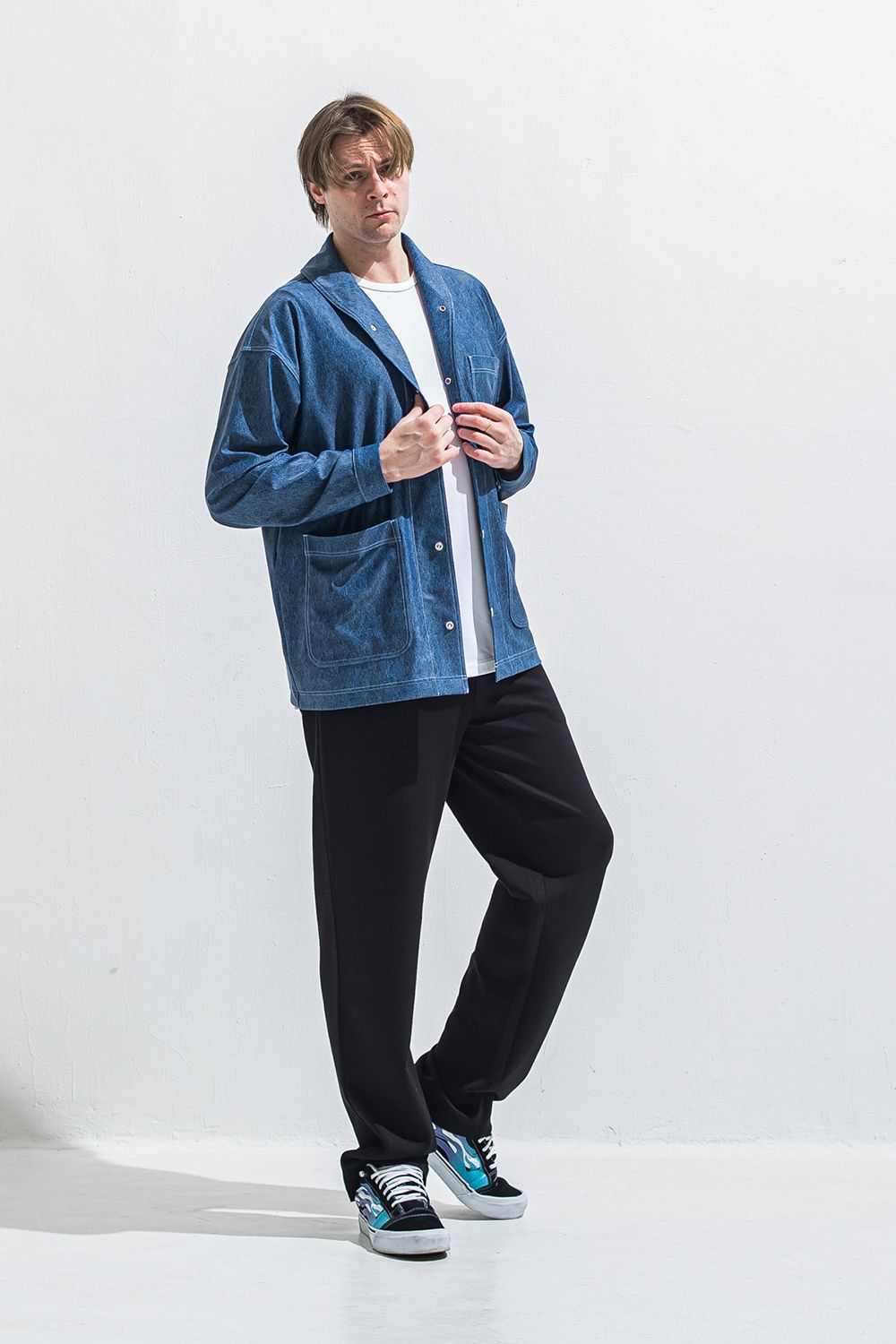 SEMI WIDE TUCK PANTS / セミワイド タック パンツ