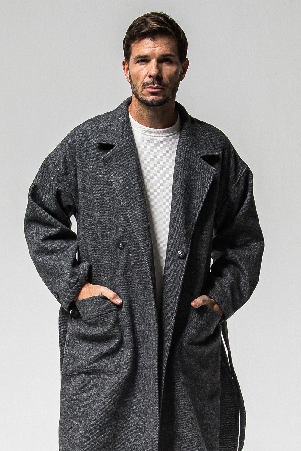 GOWN OVER COAT / オーバーサイズ ガウン コート