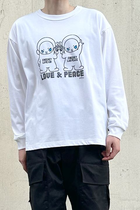 CHEEKEY PRINT L/S T / チーキー プリント ロングスリーブ Tシャツ