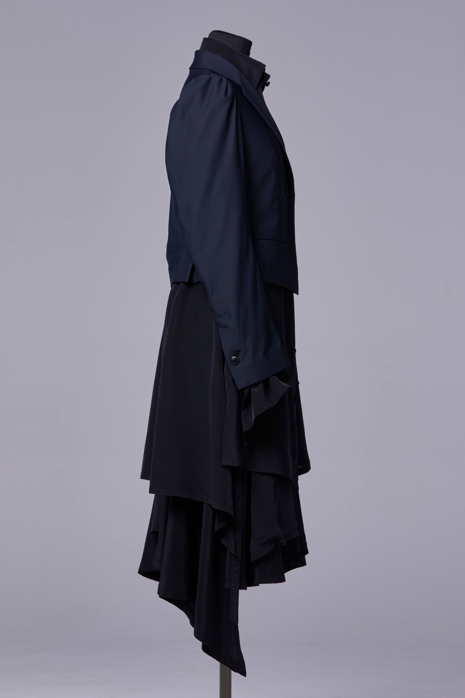 RecyclePE Jersey Puff Shoulder Short Jacket / パフショルダー ショートジャケット