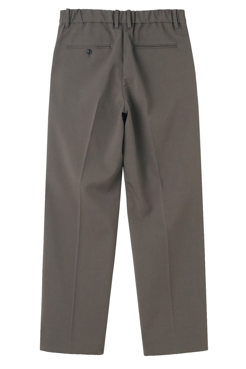 BACK "GOMU" 1 TUCK PANTS  / バック ゴム 1タック パンツ