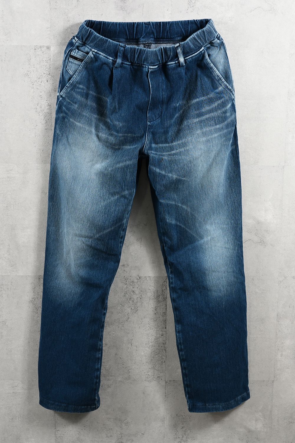 DENIM JERSEY WIDE PT / デニム ジャージ ワイド パンツ